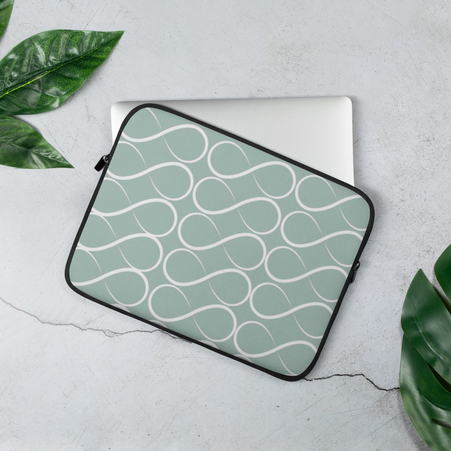 Infinity Eau de Nil Laptop Sleeve