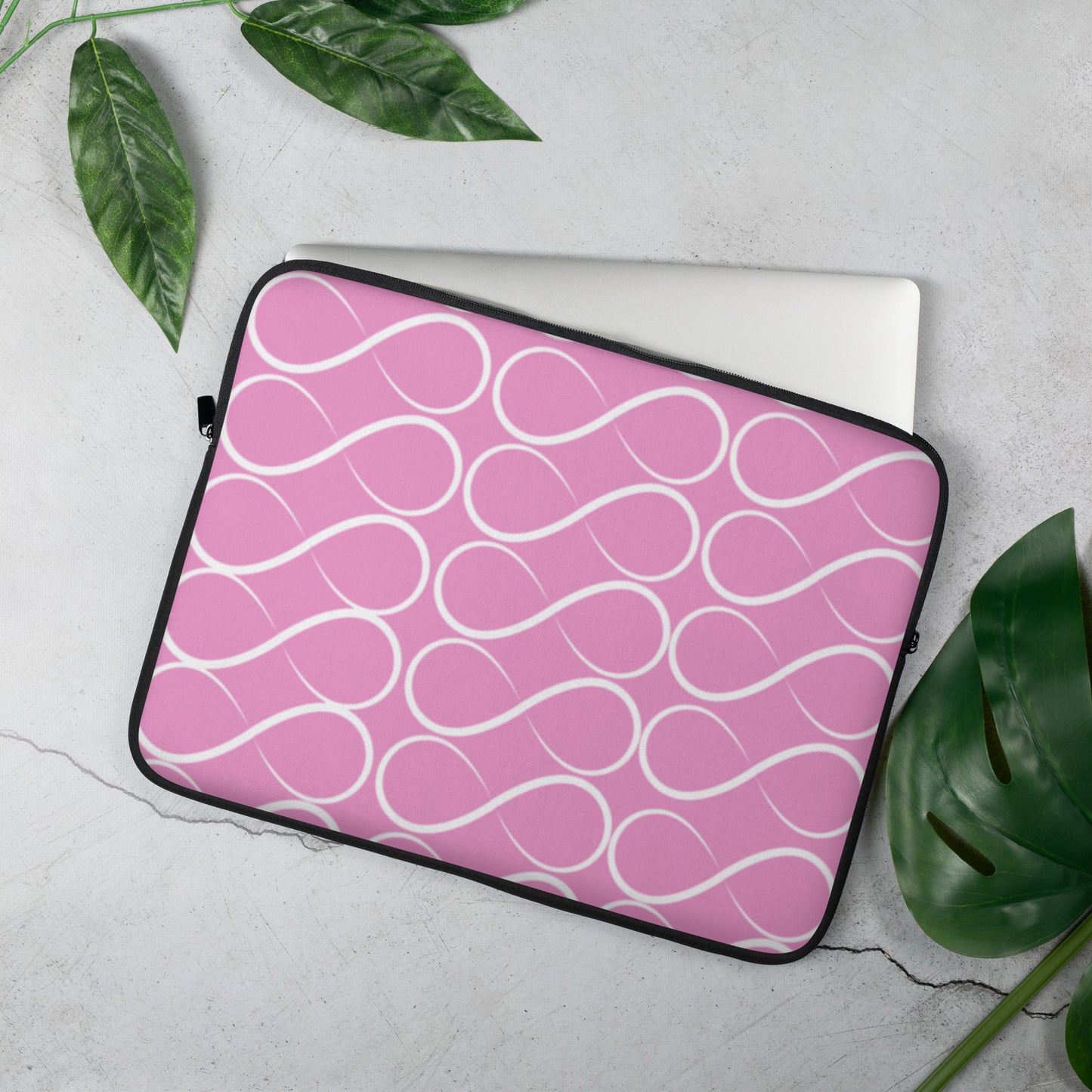 Musk Pink Infinity Laptop Sleeve