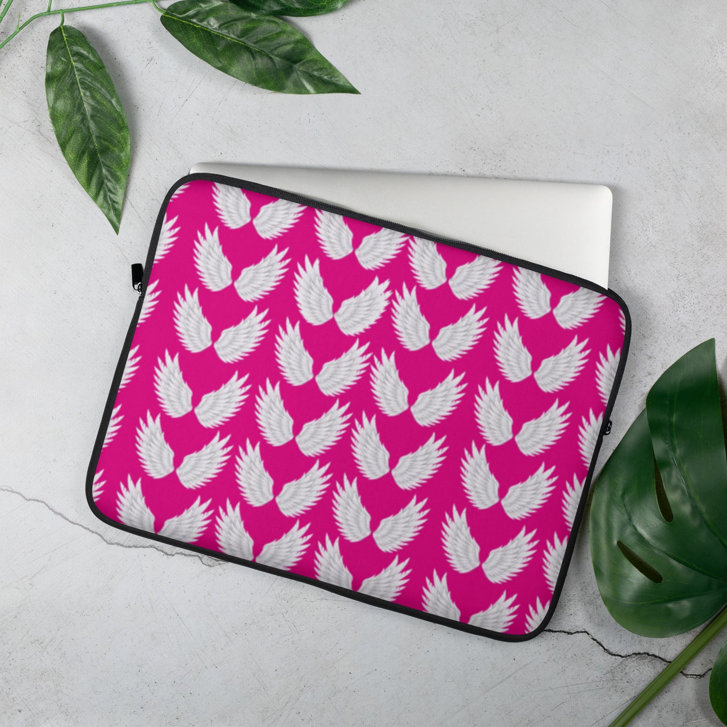 Wings Fuchsia Multi Laptop Sleeve