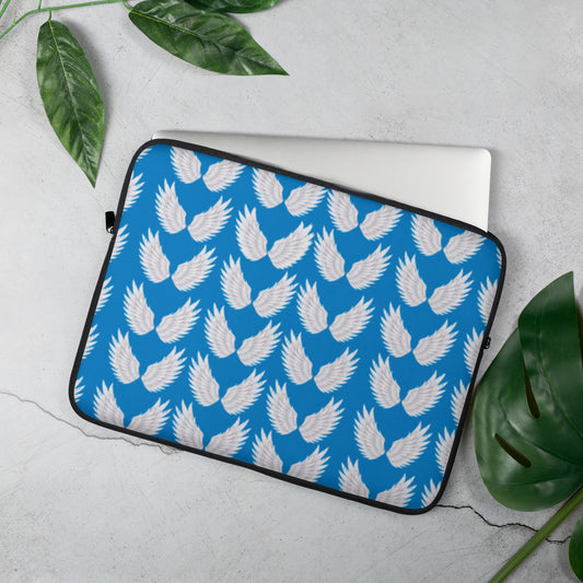 Wings Royal Blue Multi  Laptop Sleeve