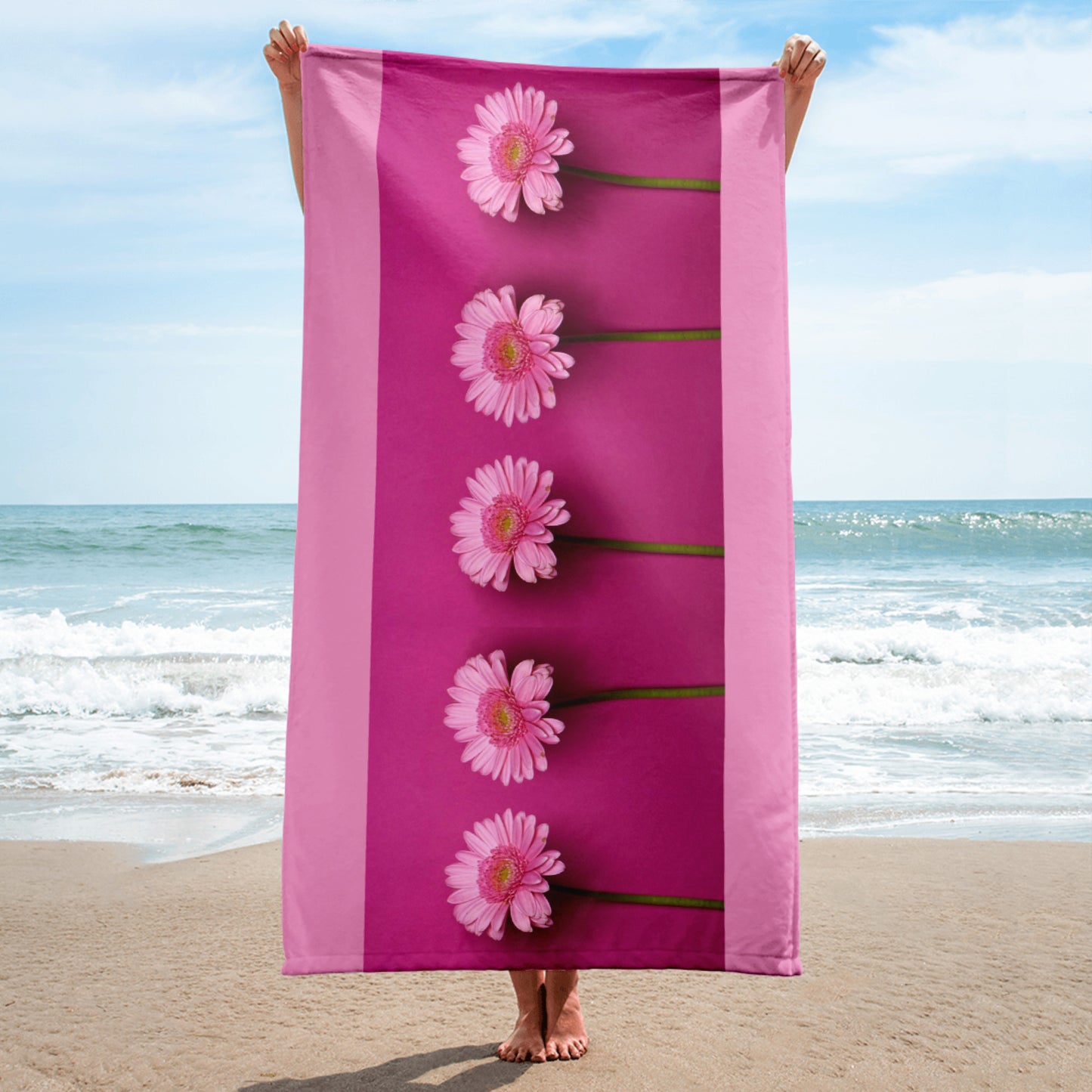 Florescence Pink Passion Pink Towel