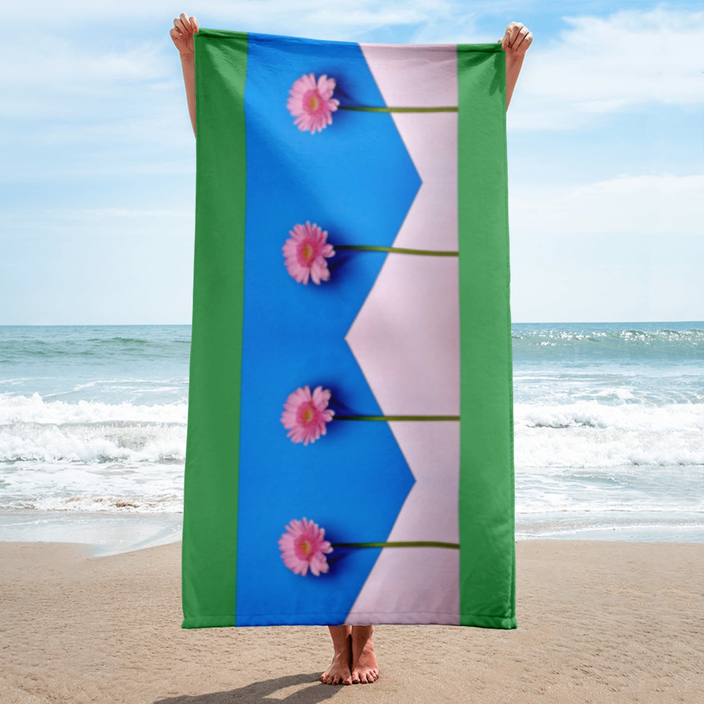 Florescence Summer Daze Green Towel