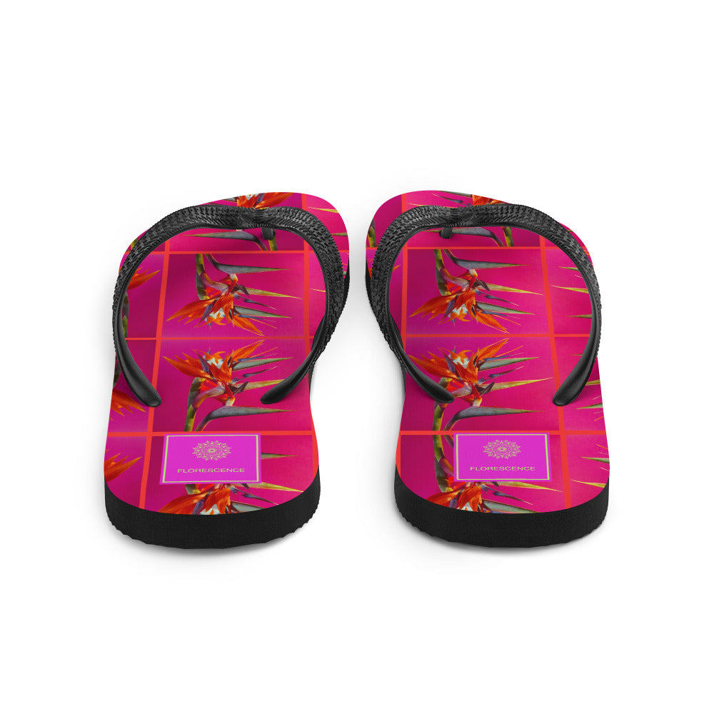 Florescence Pink Paradise  Multi Flip-Flops