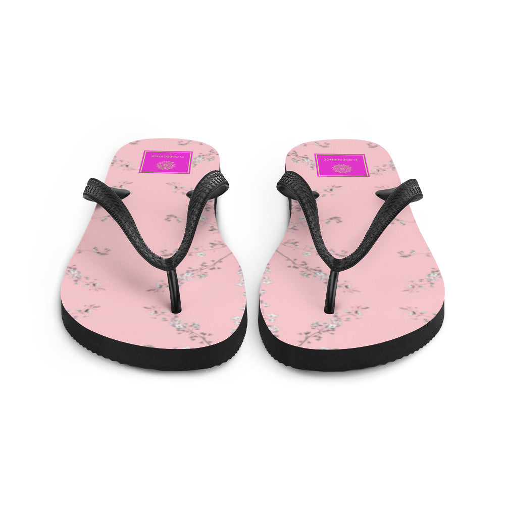 Spring Blossom Baby Pink Flip-Flops