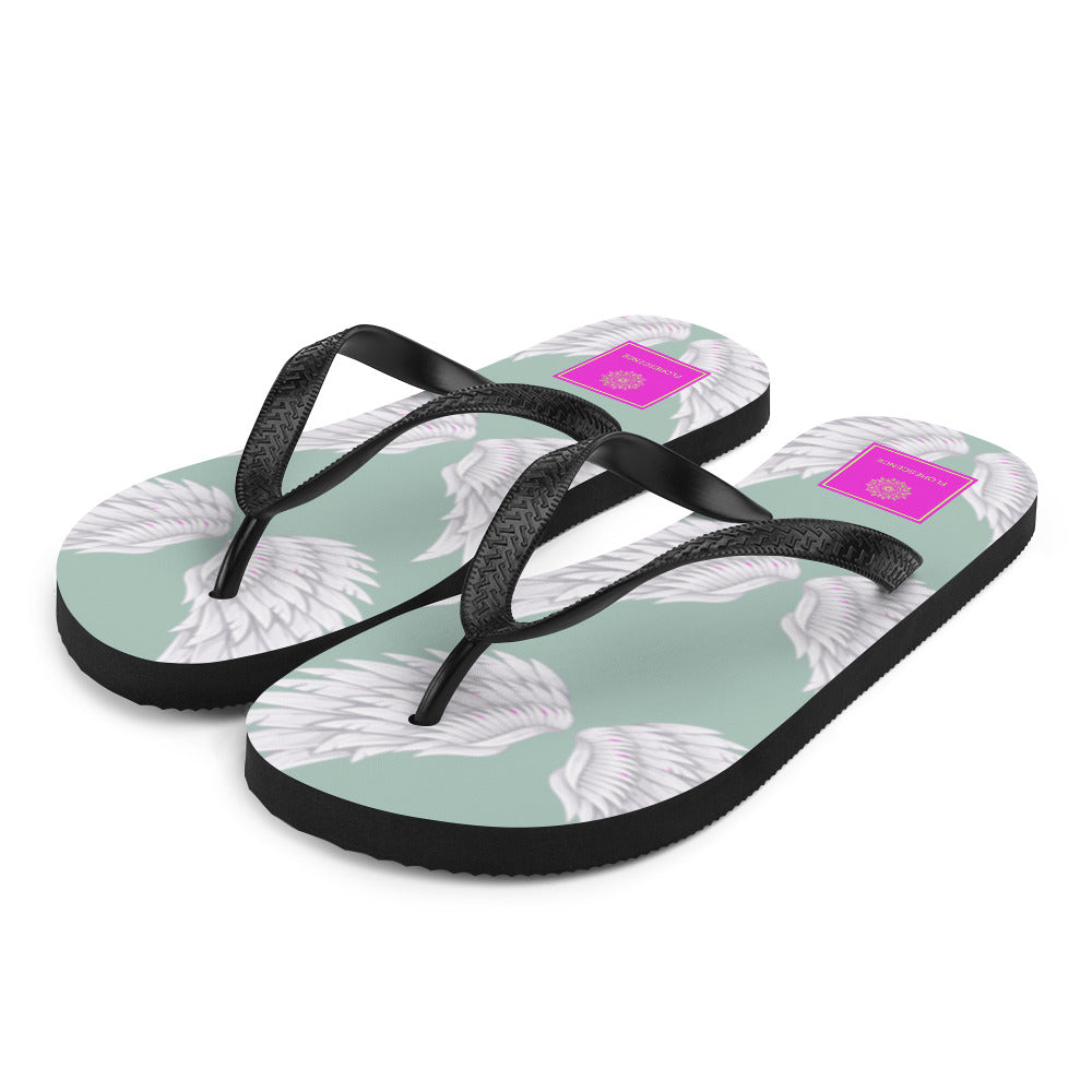 Wings Eau de Nil  Flip-Flops