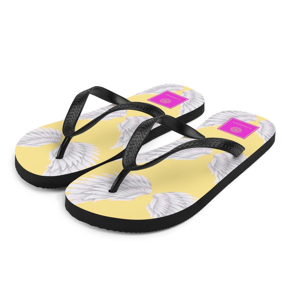 Wings Lemon  Flip-Flops