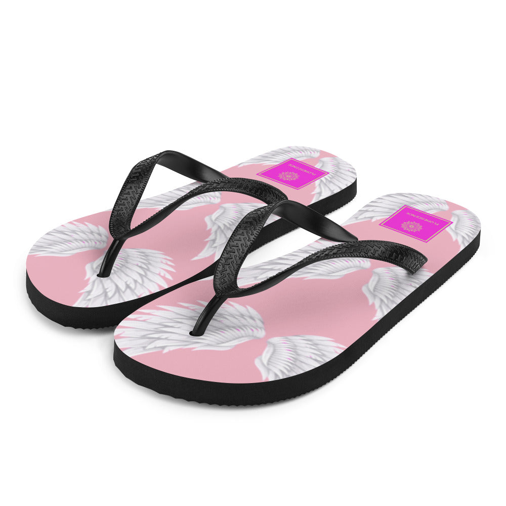 Wings Blush Pink  Flip-Flops