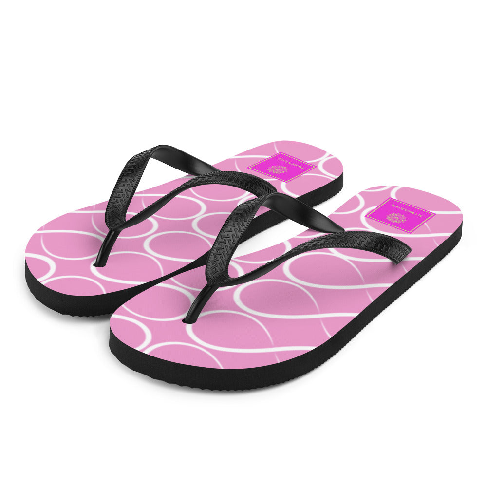 Musk Pink Infinity Flip-Flops