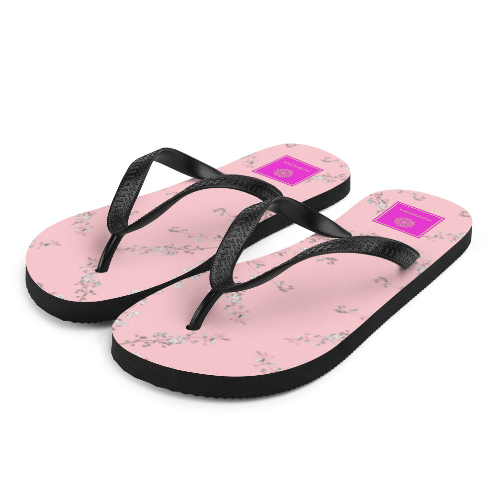 Spring Blossom Baby Pink Flip-Flops