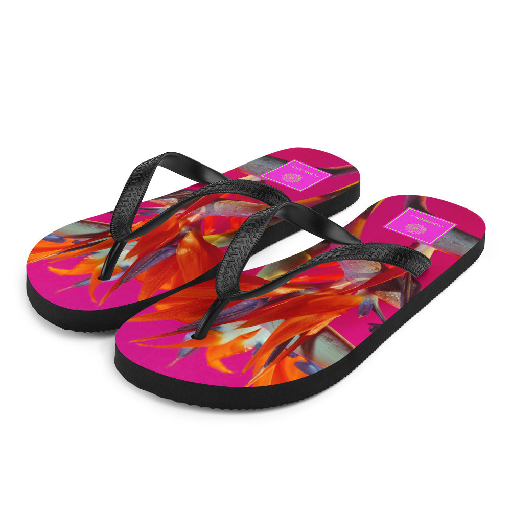 Florescence Pink Paradise Flip-Flops