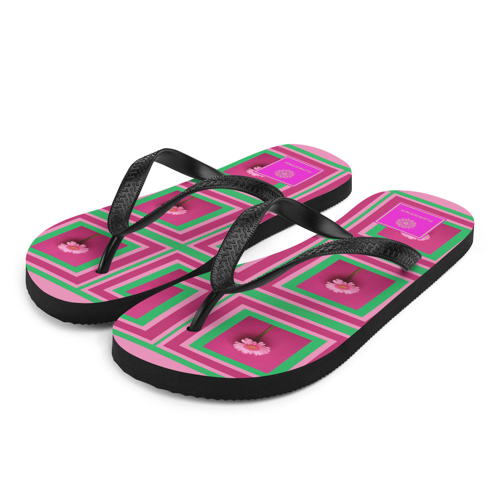 Florescence Pink Passion Multi Flip-Flops