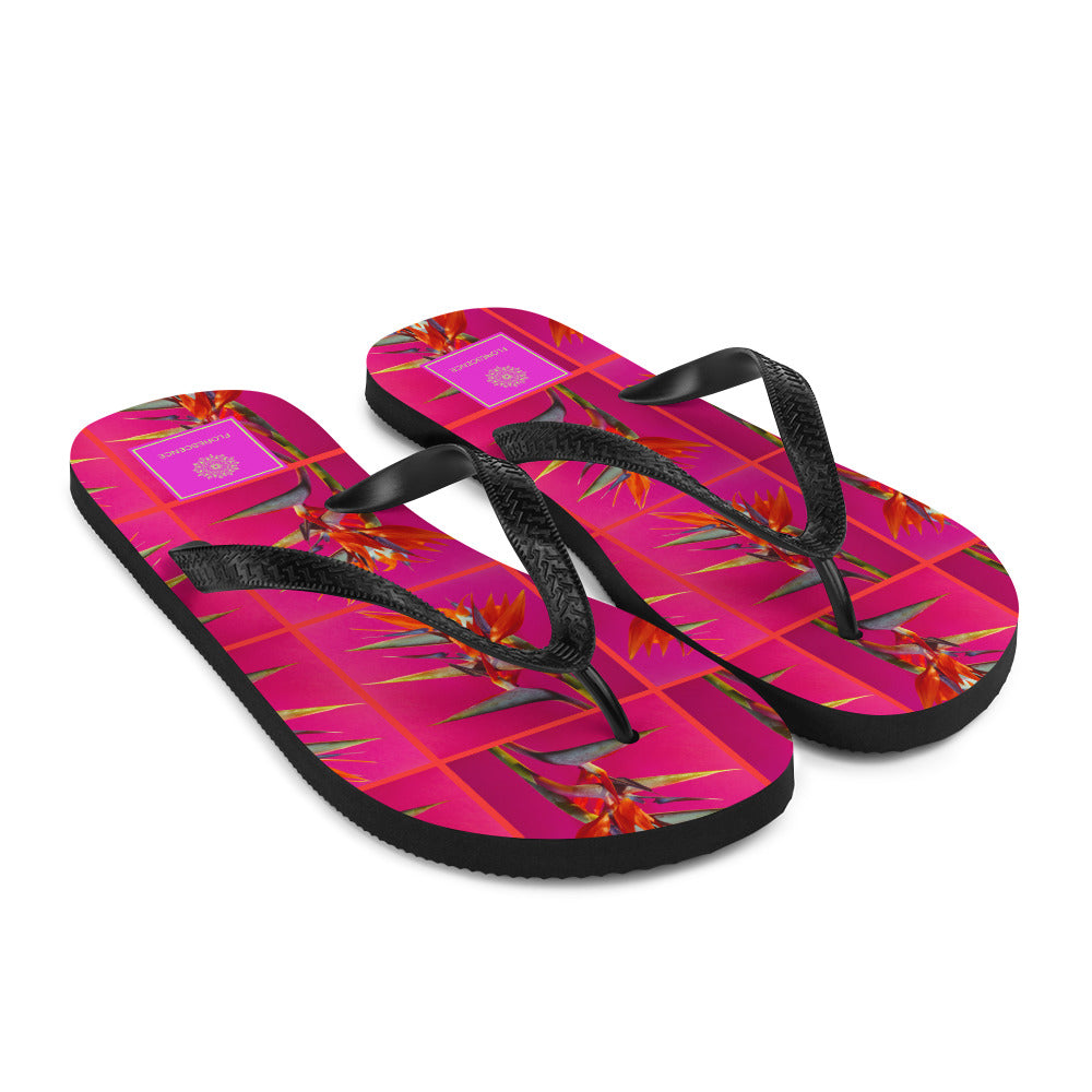 Florescence Pink Paradise  Multi Flip-Flops