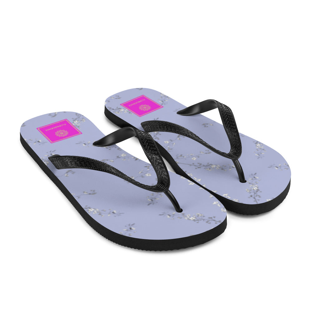 Spring Blossom Lilac Flip-Flops