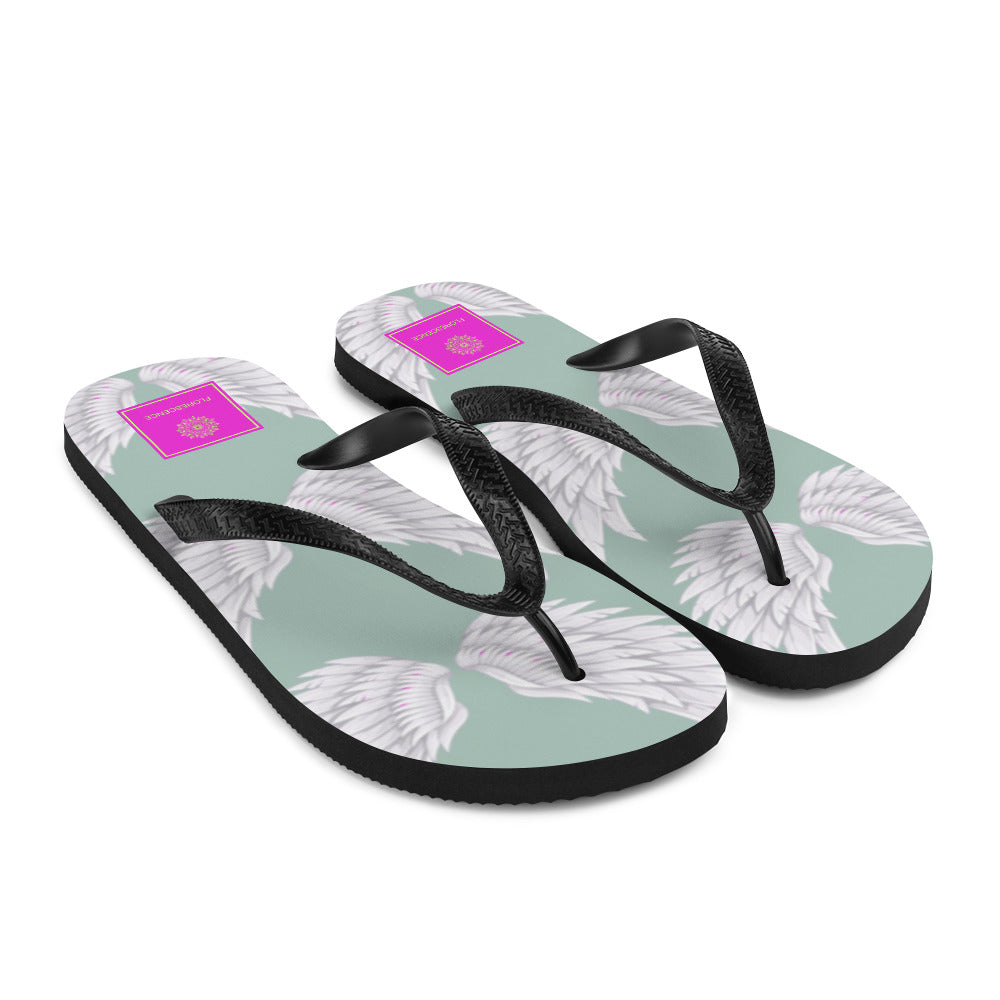 Wings Eau de Nil  Flip-Flops