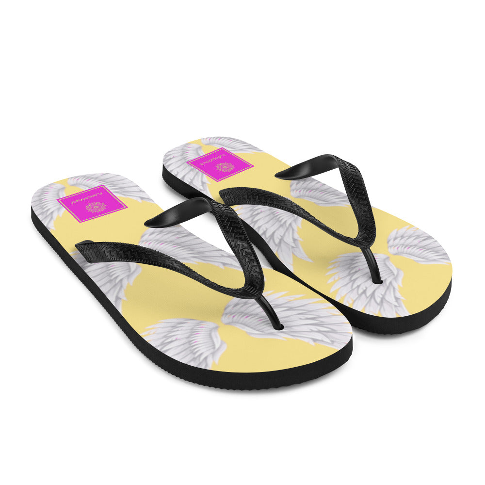 Wings Lemon  Flip-Flops