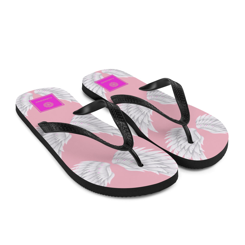 Wings Blush Pink  Flip-Flops