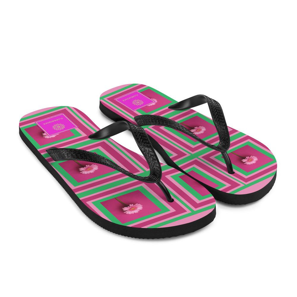 Florescence Pink Passion Multi Flip-Flops