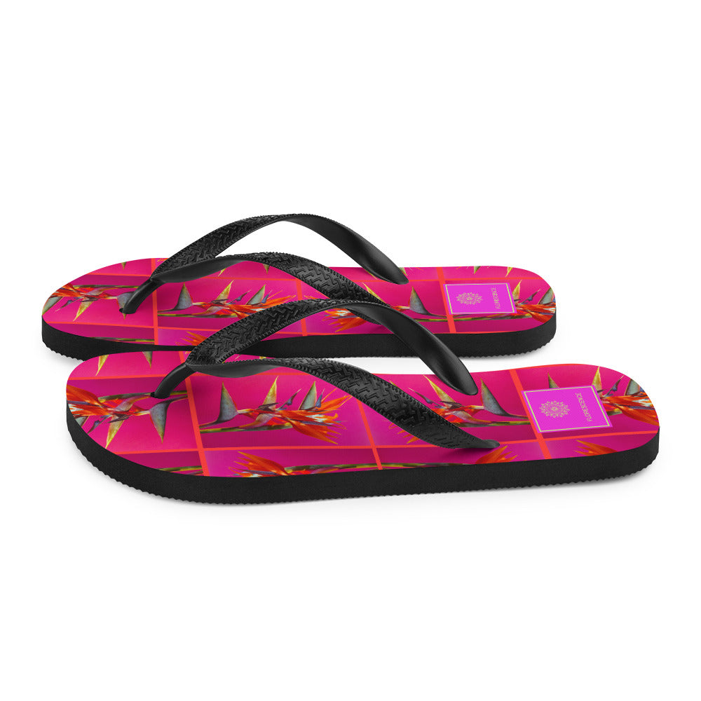 Florescence Pink Paradise  Multi Flip-Flops