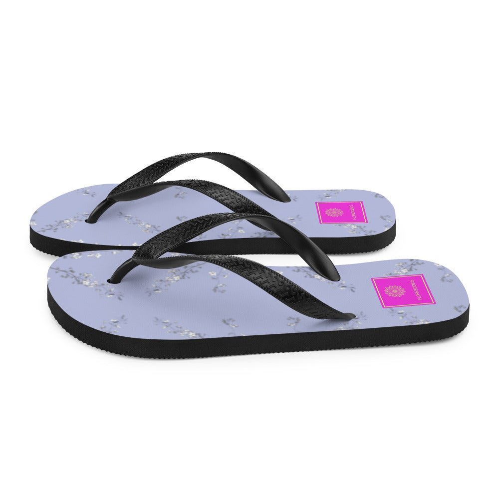 Spring Blossom Lilac Flip-Flops