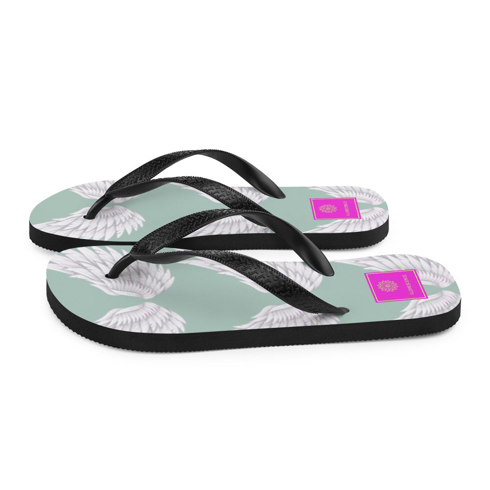 Wings Eau de Nil  Flip-Flops