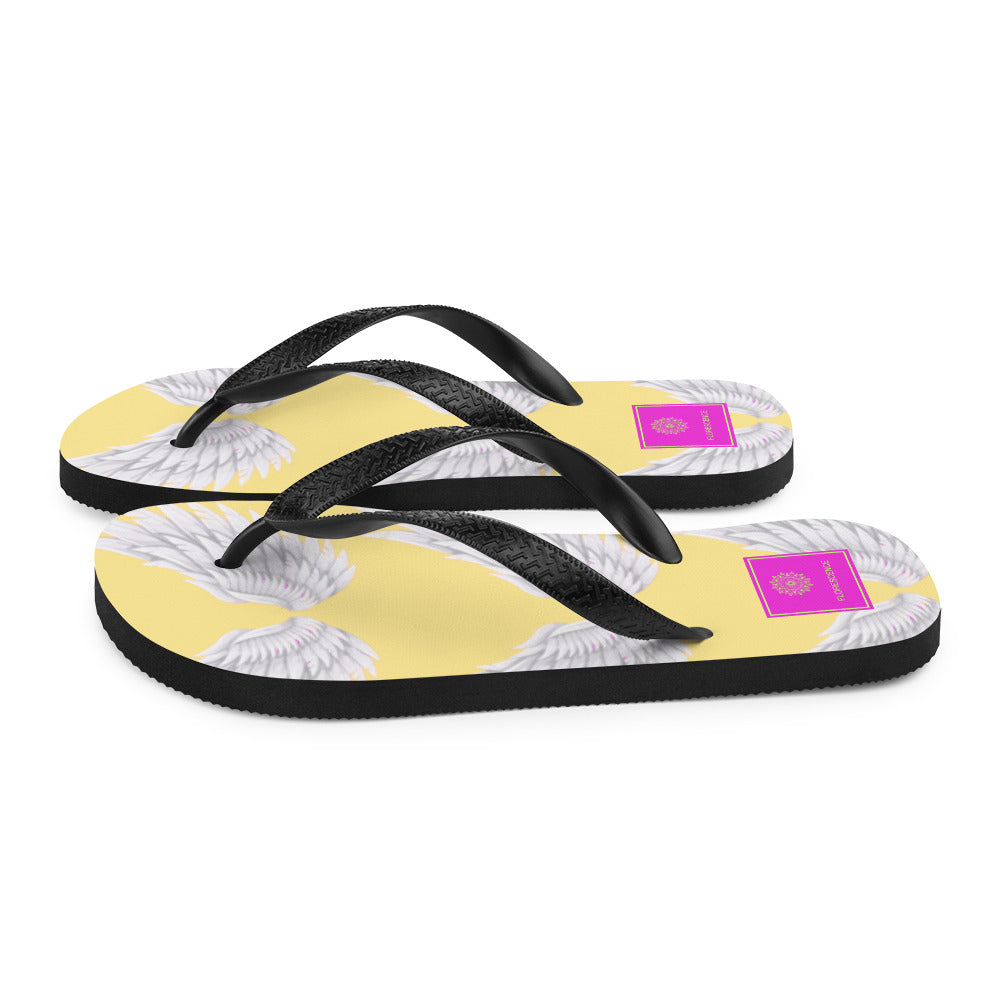 Wings Lemon  Flip-Flops