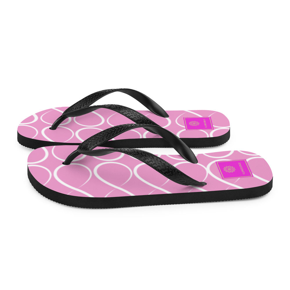 Musk Pink Infinity Flip-Flops