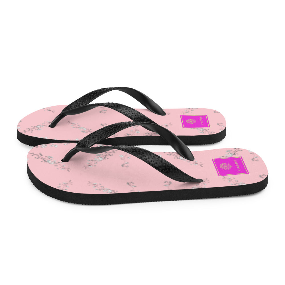 Spring Blossom Baby Pink Flip-Flops