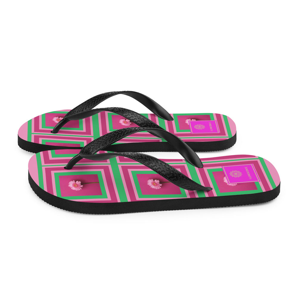 Florescence Pink Passion Multi Flip-Flops