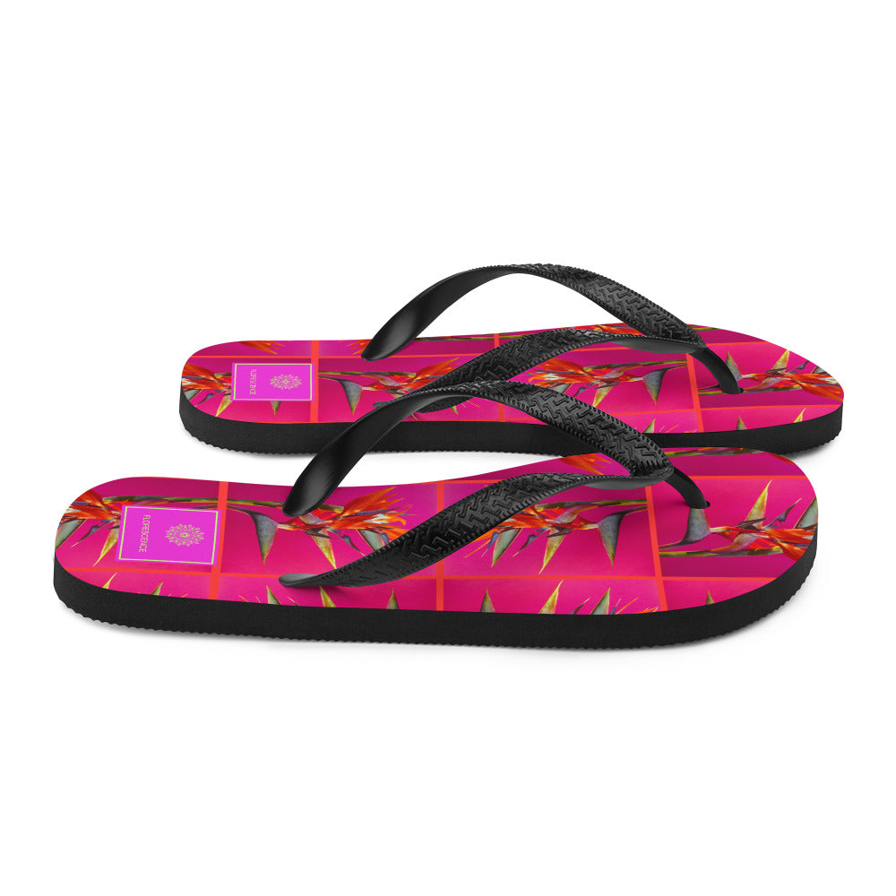 Florescence Pink Paradise  Multi Flip-Flops