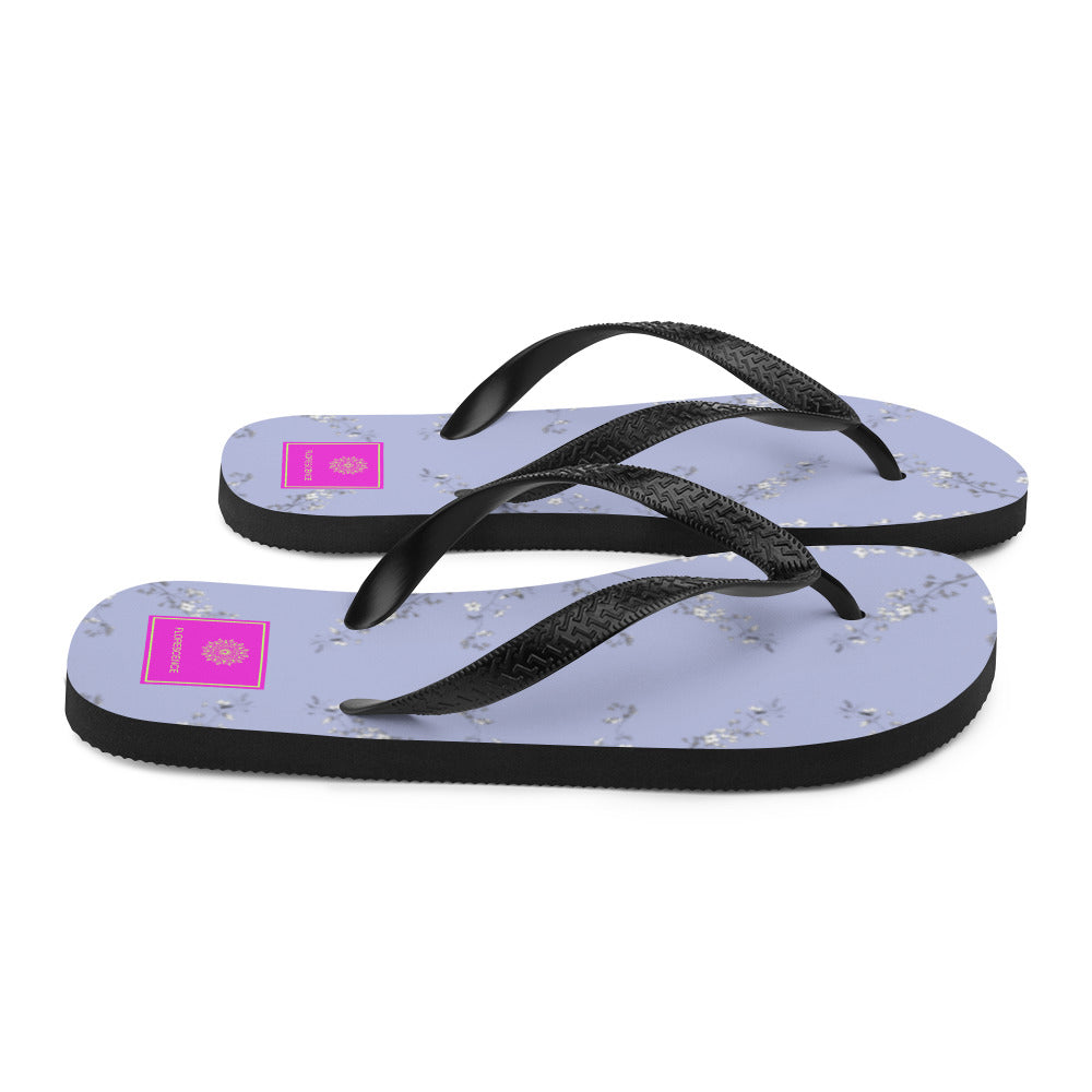 Spring Blossom Lilac Flip-Flops