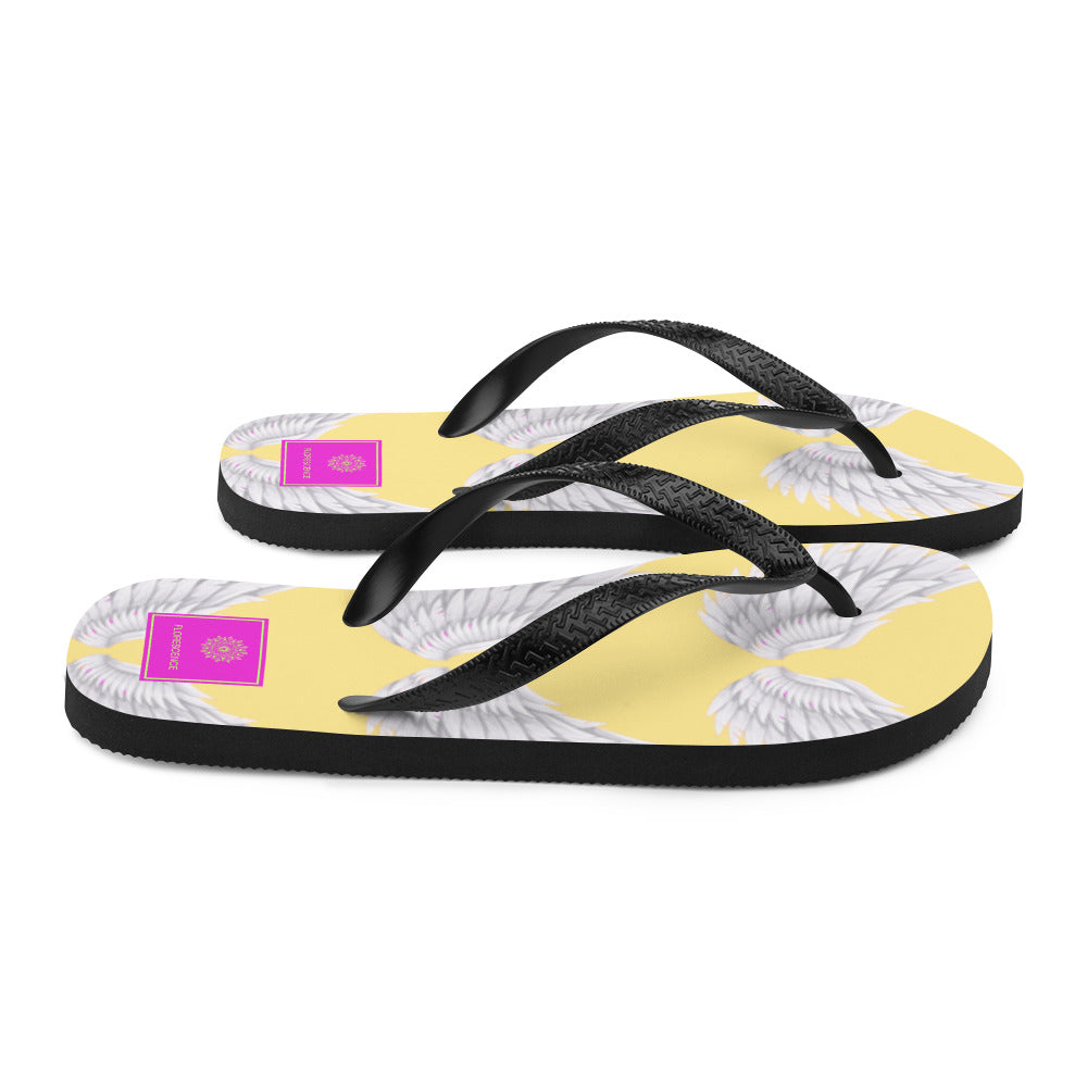 Wings Lemon  Flip-Flops