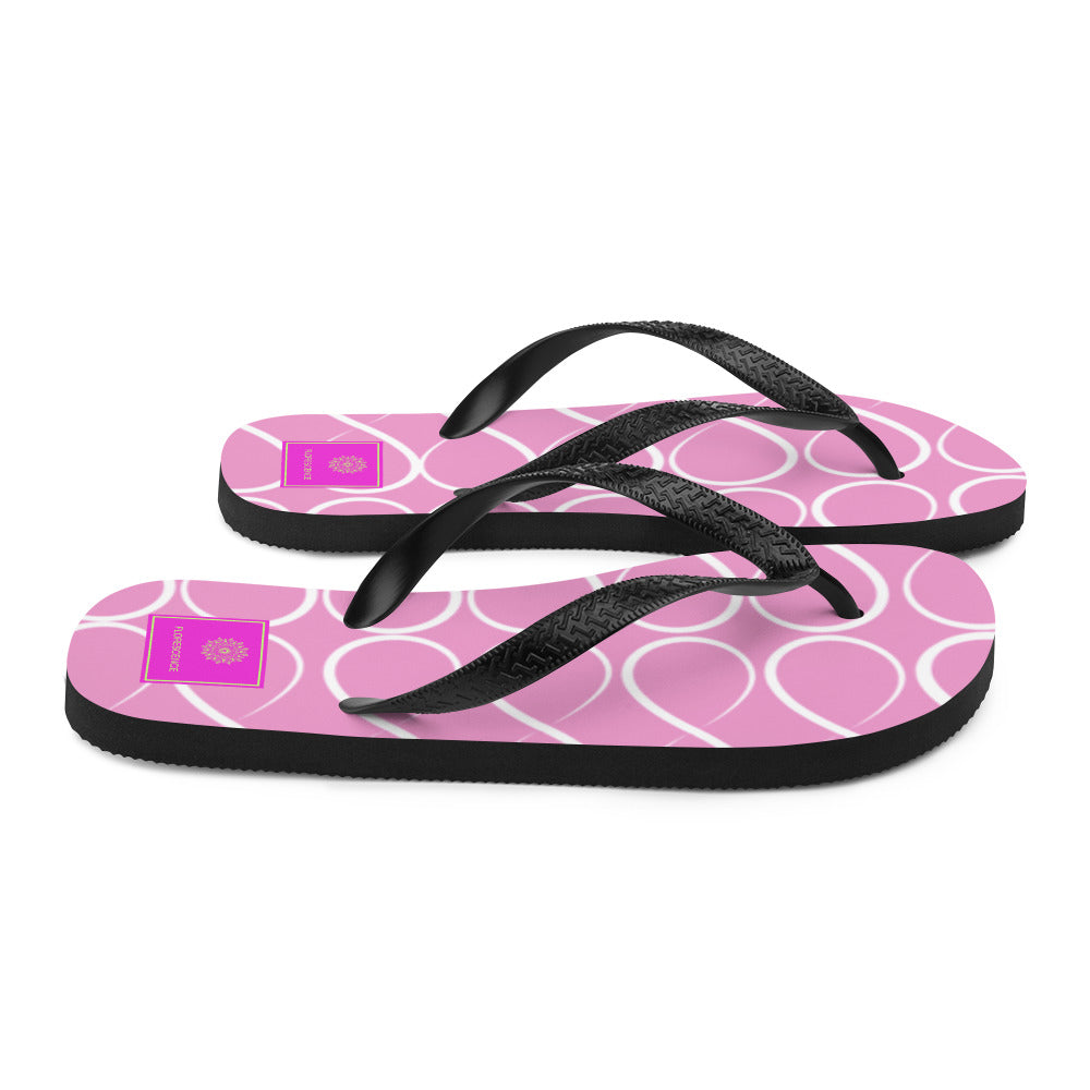 Musk Pink Infinity Flip-Flops