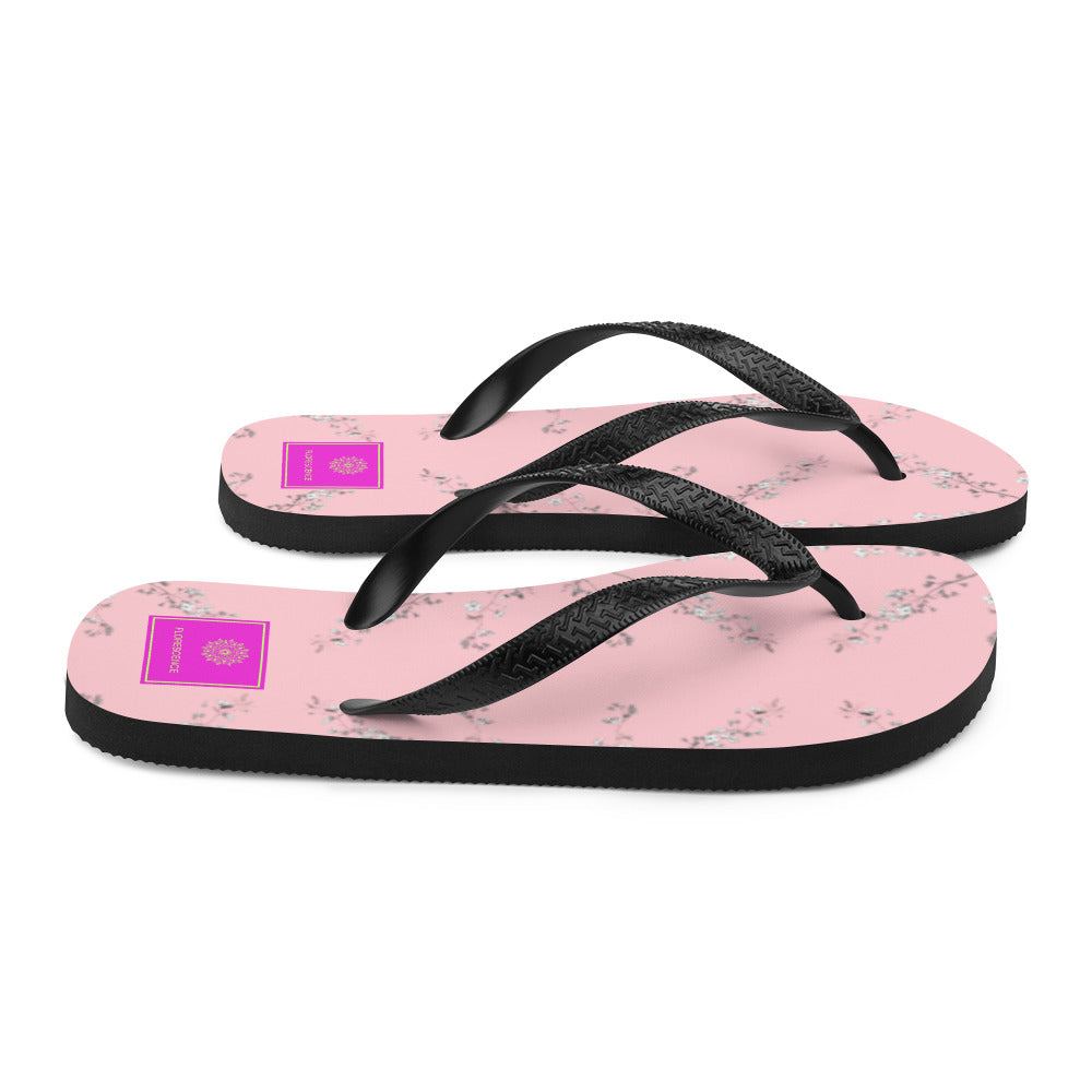 Spring Blossom Baby Pink Flip-Flops