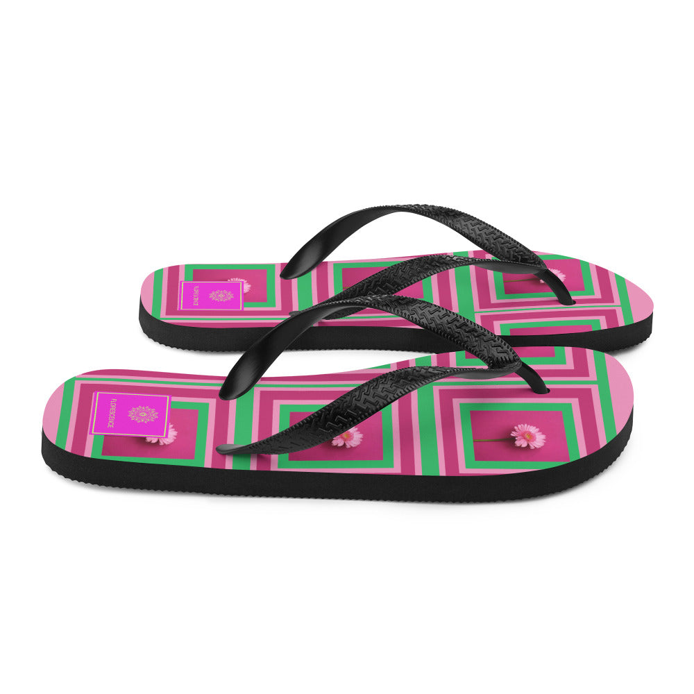 Florescence Pink Passion Multi Flip-Flops