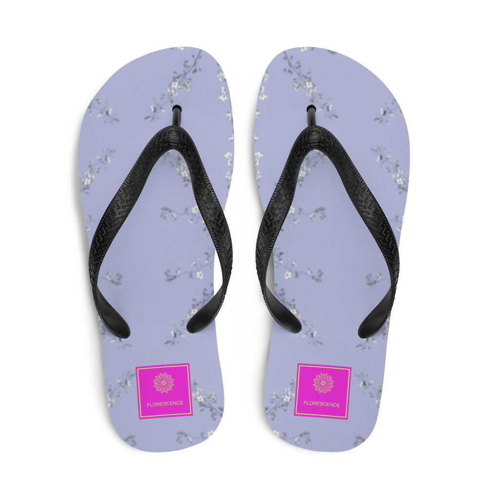 Spring Blossom Lilac Flip-Flops