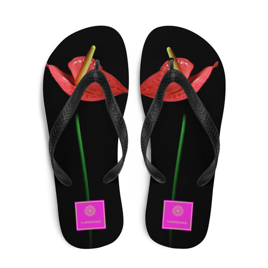 Evening Elegance Florescence Flip-Flops